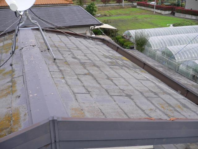 群馬館林　屋根塗装前